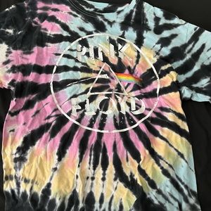 Pink Floyd tie dye graphic tee